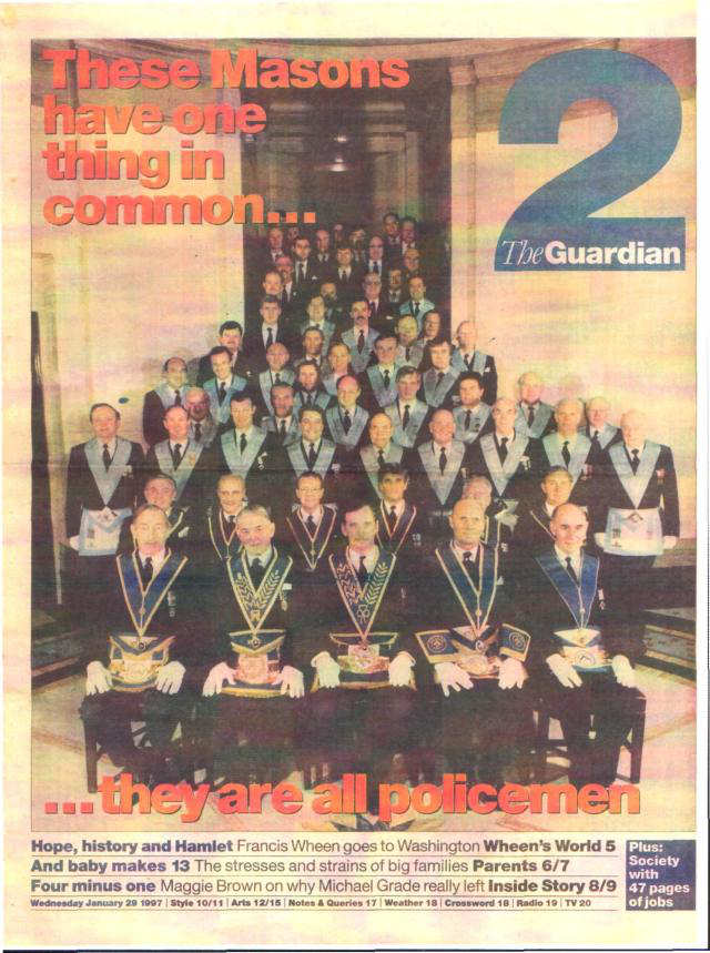 The Guardian: Freemasons in the Police