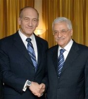 Mahmoud Abbas, Ehud Olmert, palestine, palestinians, gaza, israel, egypt,  freemasons, freemasonry, freemason