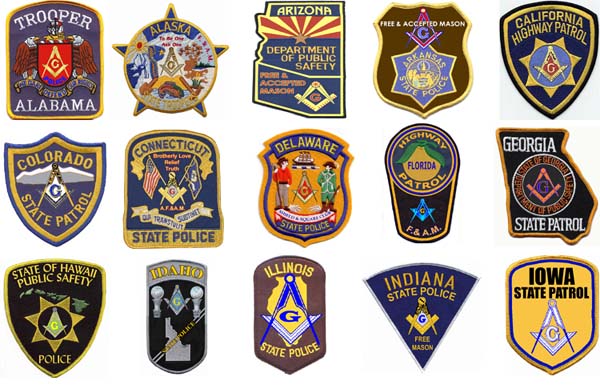 Masonic Police Patch