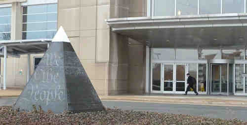 IRS headquarters in New Carrollton, Maryland, Freemasonry, Freemasons, Masonic, New World Order